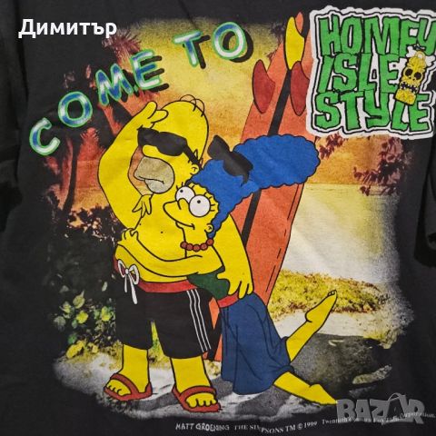 Оригинална тениска на The Simpsons XL cartoon t-shirt  , снимка 7 - Тениски - 45936816
