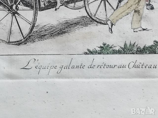 2 старинни гравюри вносни  преди 100 години, снимка 5 - Антикварни и старинни предмети - 45552346