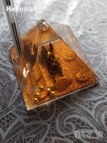 Пирамида , поставка за химикалки, снимка 10 - Антикварни и старинни предмети - 54182259