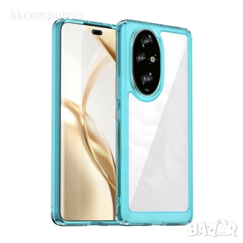 Honor 200 Pro Силиконов Калъф Transparent TPU и Протектор