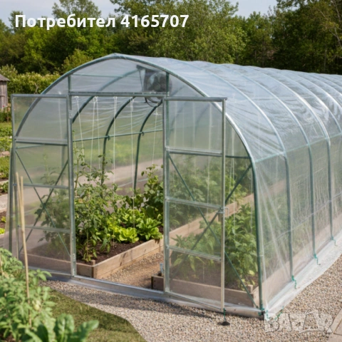 Опора за оранжерия тип арка - издръжлива стомана с полиетиленово покритие, снимка 4 - Оранжерии - 53645639