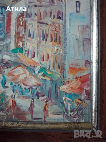 картина Пловдив 21/18 см, снимка 3 - Картини - 50936916