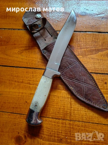Спортен нож Вихрен на ножарската фабрика Петко Денев гр.Габрово, снимка 8 - Ножове - 53143452