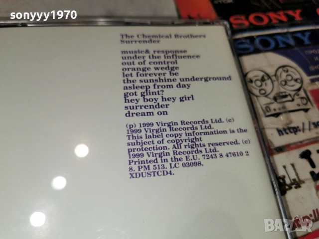 THE CHEMICAL BROTHERS CD 0603261040H2E6R, снимка 14 - CD дискове - 53731772