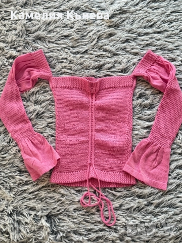 Дамска блузка розов цвят