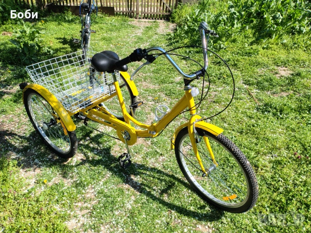 Триколесен велосипед-сгъваем