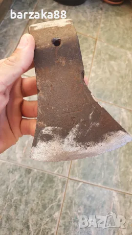 Стар малък Топор Брадва с маркировки, снимка 1