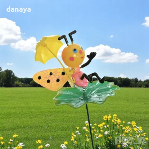 5872 Градинска декорация Животинче на пръчка, 40 см, снимка 10 - Градински мебели, декорация  - 50052757