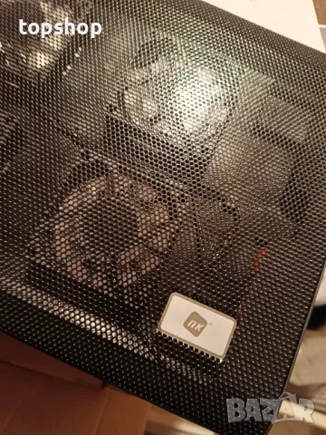 Нова NK IG32004 Охлаждаща подложка за лаптопи до 17" с 4 вентилатора с RGB осветление, снимка 2 - Лаптоп аксесоари - 50529498