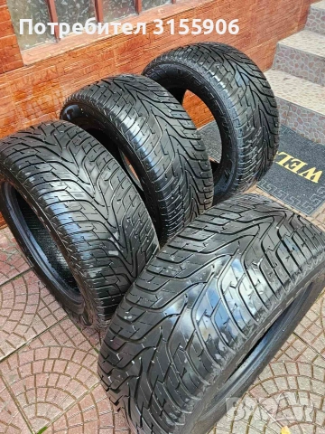 4 бр. гуми, 275/55R17Hankook Ventus- много добър грайфер!, снимка 3 - Гуми и джанти - 53990887