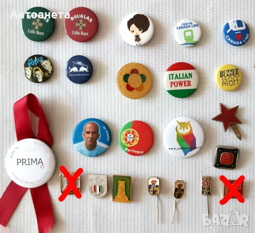 Лот значки и други, снимка 3 - Колекции - 32059372