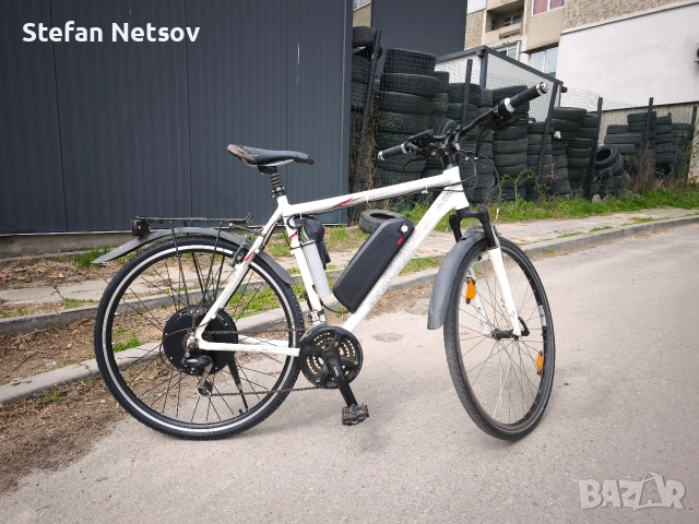 Електрически велосипед Bergamont L 28", с нов кит 1000W, 13ah 48v, снимка 2 - Велосипеди - 50326618