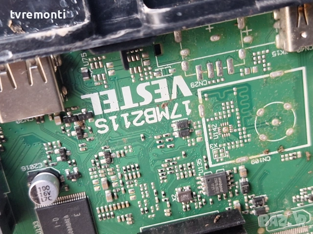 BOARD ,17MB211  ,for HITACHI 32HB4T61 for 32inc DISPLAY VES315WNDS-2D-N21, снимка 2 - Части и Платки - 53395540