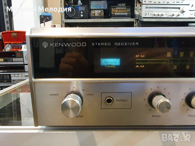 Ресийвър Kenwood KR-2200 В отлично техническо и визуално състояние. Радиото е с понижена чувствителн, снимка 5 - Ресийвъри, усилватели, смесителни пултове - 50791330