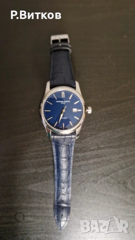 Мъжки часовник Frederique Constant  със сертификат, снимка 8 - Мъжки - 52187768