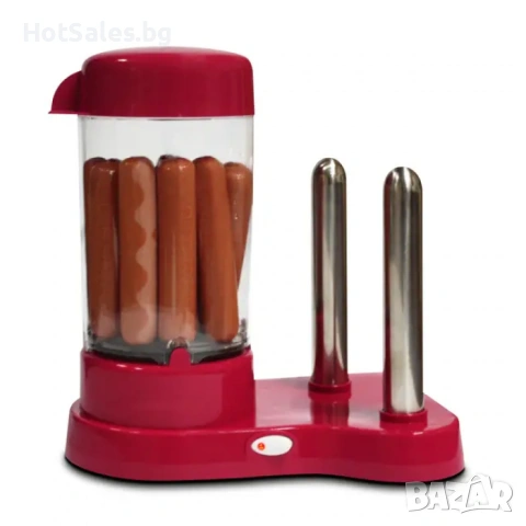 Машина за Хот Дог с два нагреваеми шиша, снимка 7 - Уреди за готвене на пара - 54029341