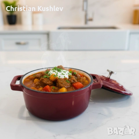 Michelino Мини чугунена тенджера 10 см – компактен съд за сосове и индивидуални порции, снимка 3 - Други - 53275250