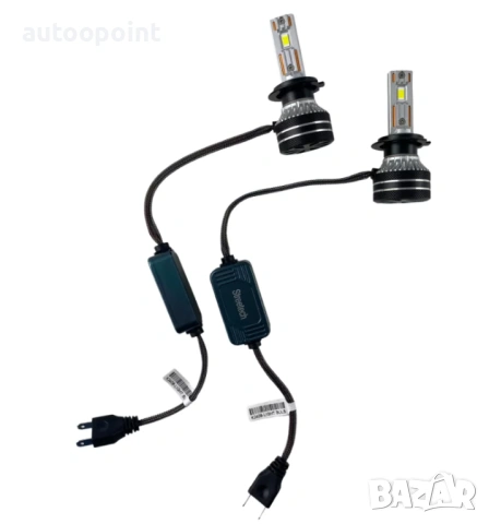 Лед крушки - Led система H7 Streetech модел STN2 за фарове - 150 000 Лукса, 45W - Canbus 6000K - 150, снимка 4 - Аксесоари и консумативи - 54213013
