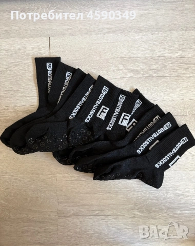 Grip Socks Футболни и Тренировачни бели и черни чорапи , снимка 4 - Футбол - 53705511