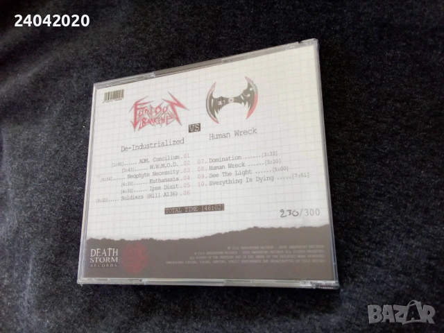 NEW! Italian Thrash Relics - Vol. I Furious Barking/Desmodus CD, снимка 2 - CD дискове - 54135380