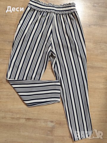панталон с висока талия на Zara, снимка 4 - Панталони - 49755587