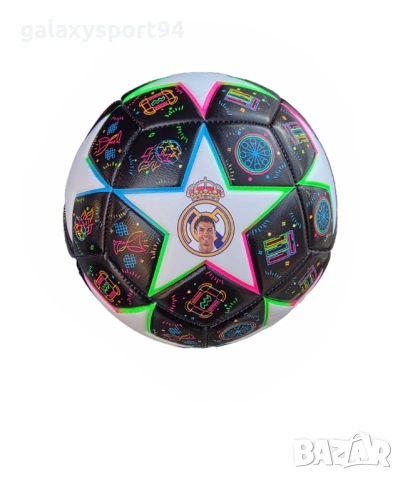 Футболна Топка RONALDO 7 Real Madrid Шампионска Лига 2026 Ново 7цвята, снимка 2 - Футбол - 54161123