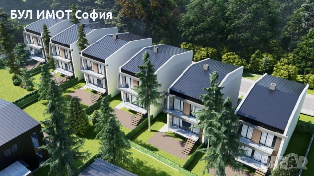 Модерна триетажна къща в Панчарево. ПОСЛЕДНА КЪЩА В КОМПЛЕКСА!, снимка 6 - Къщи - 52280337