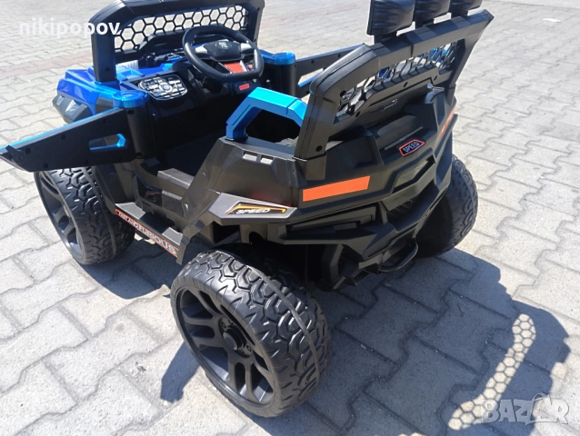 F1 Двуместен акумулаторен джип DUST син, снимка 8 - Други - 53849267