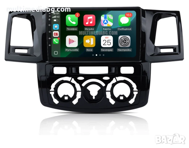 Toyota Hilux 2007-2015 Мултимедия Навигация Android