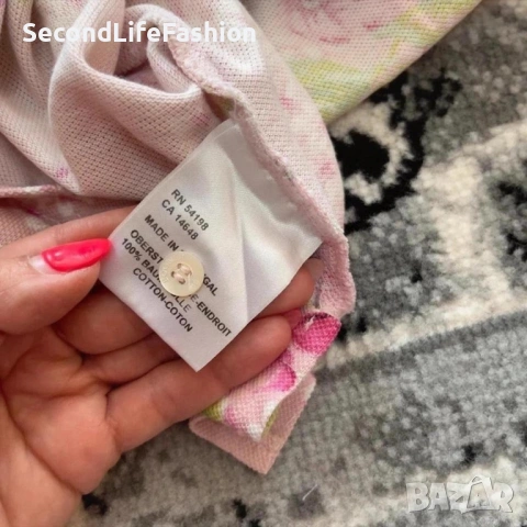 Дамска поло тениска Bogner с къс ръкав, размер L с флорален дизайн, снимка 6 - Тениски - 53274951