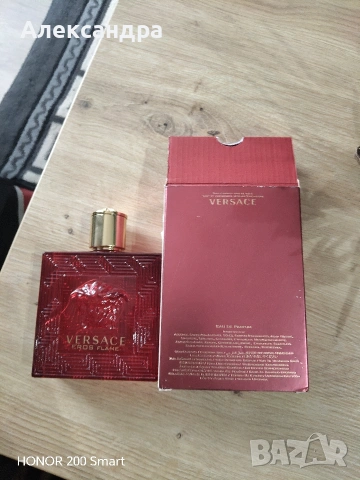 Versace Eros Flame 100 мл – Мъжки, разопакован, снимка 5 - Мъжки парфюми - 53720368