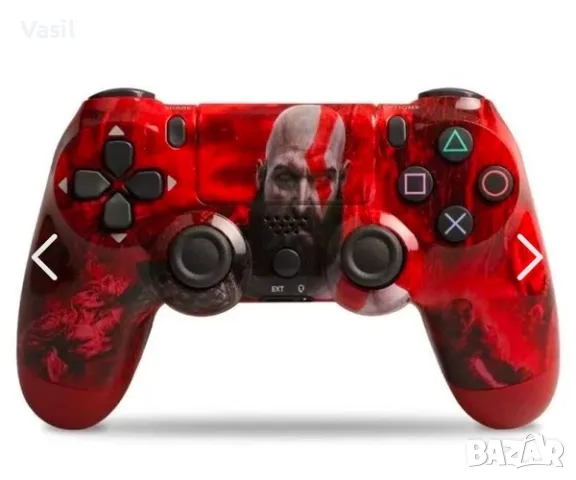 Sony Playstation 4 /Doubleshock/ безжичен геймпад- God of War/ Лимитирано издание, снимка 1 - PlayStation конзоли - 48577076