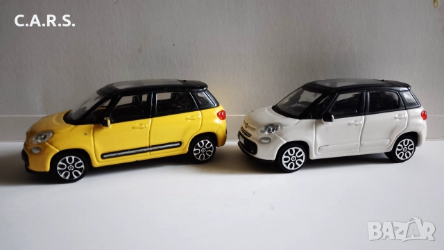 Meтални Колички FIAT - Bburago и Welly, снимка 8 - Колекции - 51496342