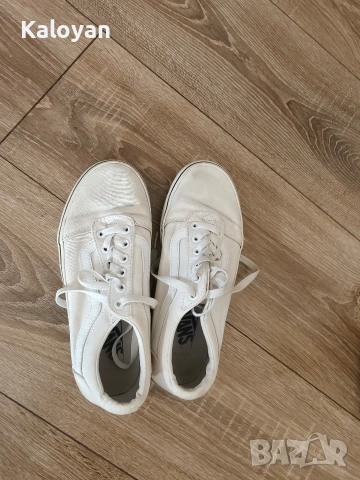 Кецове Vans 36 1/2 черните 37 белите , снимка 14 - Маратонки - 53923583