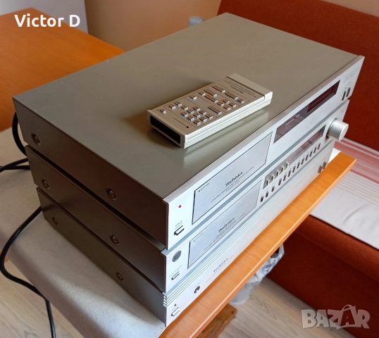 TECHNICS SE-A808 & ST-K808 & SH-R808 с дистанционно, снимка 3 - Ресийвъри, усилватели, смесителни пултове - 52929544