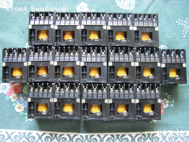 Български контактори КП-0 /500Волта/4Ампера, бобина на 220 Волта с 2НО и 3НЗ контакта, снимка 1