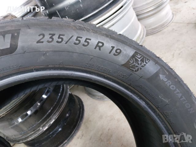 2бр.зимни гуми  Michelin235 55 19  dot4719 цената е за брой!, снимка 5 - Гуми и джанти - 45253002
