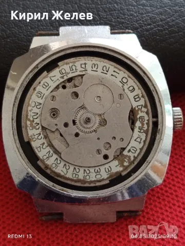 Стар механичен часовник мъжки от соца за части ремонт КОЛЕКЦИЯ 48097, снимка 4 - Антикварни и старинни предмети - 50148657