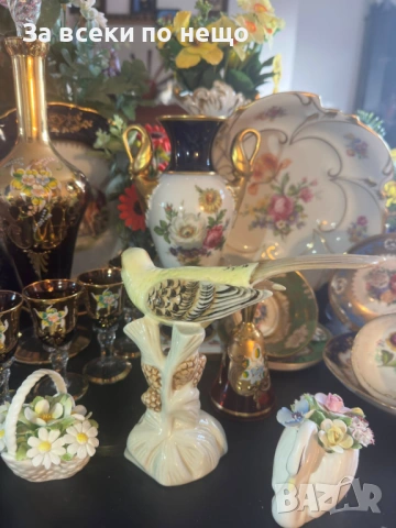 Royal Dux Czechoslovakia Circa 1955 - прекрасна птица изработена с много класа и стил Код P1894, снимка 3 - Декорация за дома - 53332271