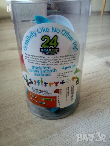 Squigz Starter Set Силиконови играчки лепки комплект 24 броя, снимка 4 - Други - 51321236