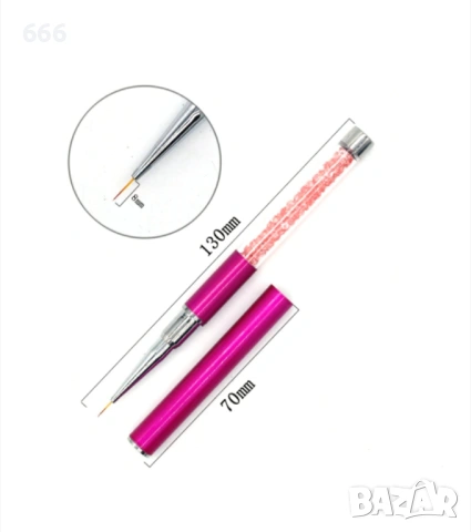 Четки за маникюр, Rosalind, Пет броя, снимка 4 - Други стоки за дома - 54143420