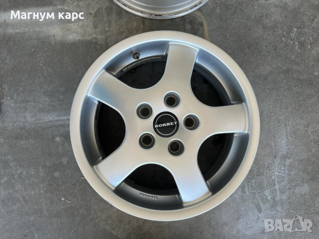 Оригинални алуминиеви джанти BORBET 15” 5х112 – подходящи за VW, Audi, Mercedes, Skoda, Seat, снимка 2 - Гуми и джанти - 51661168