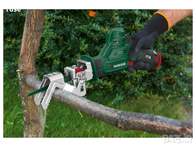 НОВИ! Акумулаторен трион за клони Parkside PAAS 12V + батерия + зарядно, снимка 7 - Други инструменти - 51695517