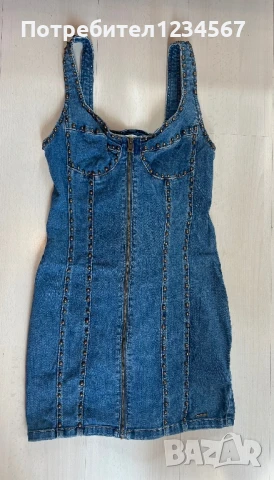 НОВА дънкова рокля GUESS-оригинал на под половин цена