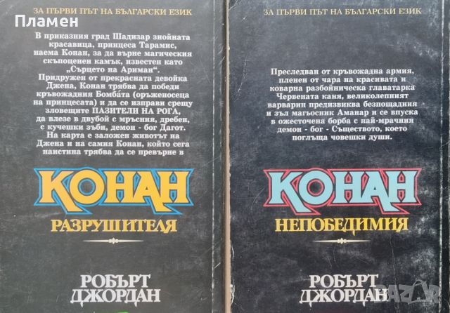 Безсмъртният войн Конан. Книга 1: Конан Разрушителя / Безсмъртният воин Конан: Конан Разбойника, снимка 2 - Художествена литература - 46204559