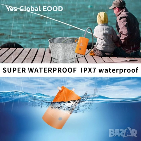 LIEBMAYA преносим къмпинг душ 12V с помпа и батерия 4400mAh, снимка 9 - Друга електроника - 52421918