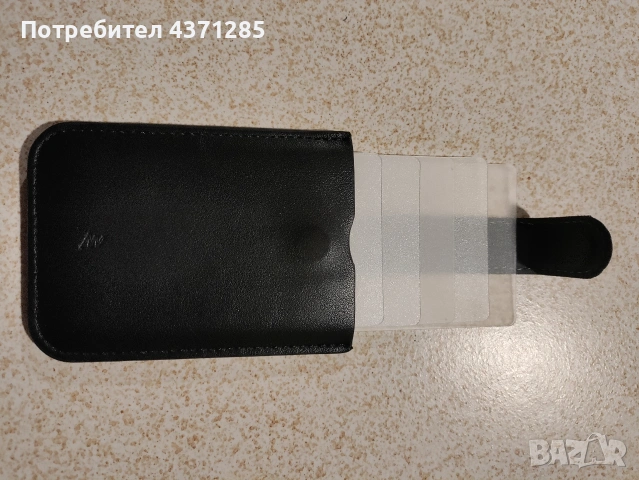кард холдер/компактно/5 карти + екстра джоб, снимка 4 - Портфейли, портмонета - 53830492