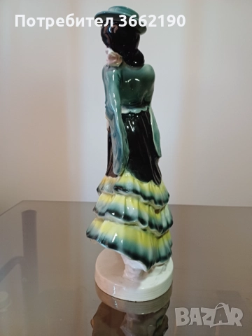 Порцеланова статуетка на танцьорка, снимка 4 - Статуетки - 52909536