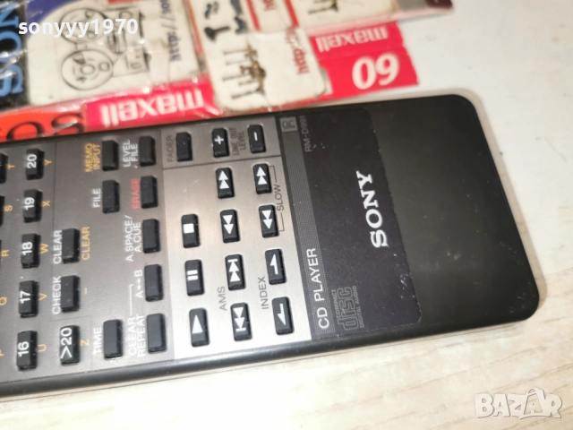 SONY RM-D991 AUDIO REMOTE-ВНОС SWISS 2412251105, снимка 2 - Ресийвъри, усилватели, смесителни пултове - 52890186