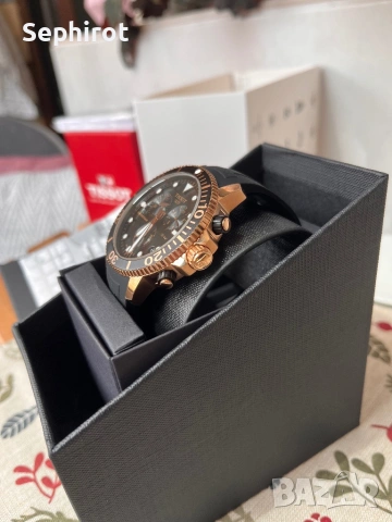 Tissot Seastar 1000 Chronograph – Нов (Rose Gold PVD), снимка 4 - Мъжки - 54208027